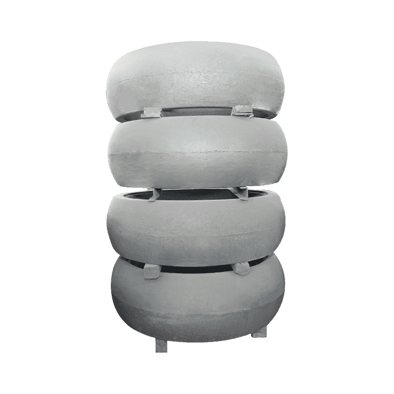 Vysoká chromová objímka pro rázový drtič