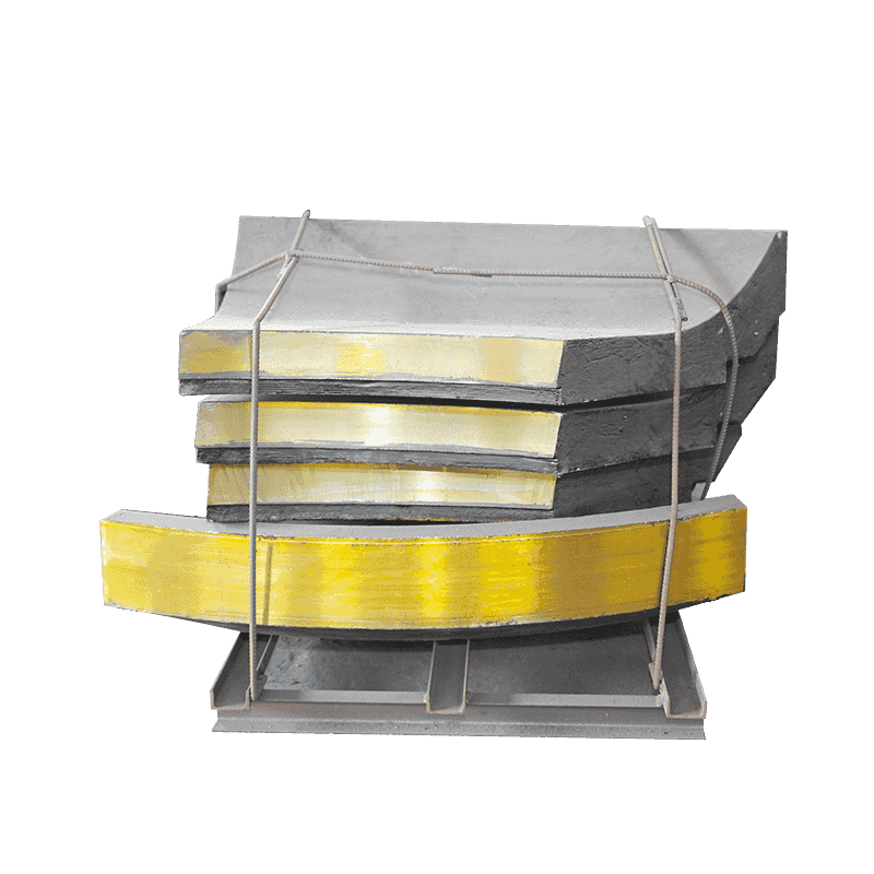 Vysoká chromová podšívka pro rázový drtič